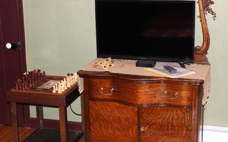 TV & Chess Board
